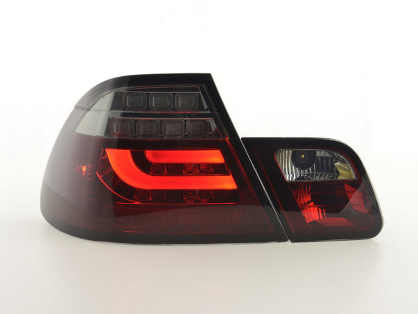 Pilotos Traseros Led Bmw Serie 3 E46 Coupe 03-07 Rojo / Negro Lights > Rear/tail Lights