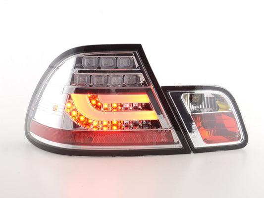 Juego De Luces Traseras Led Bmw 3Er E46 Coupe 03-07 Cromo Lights > Rear/tail Lights