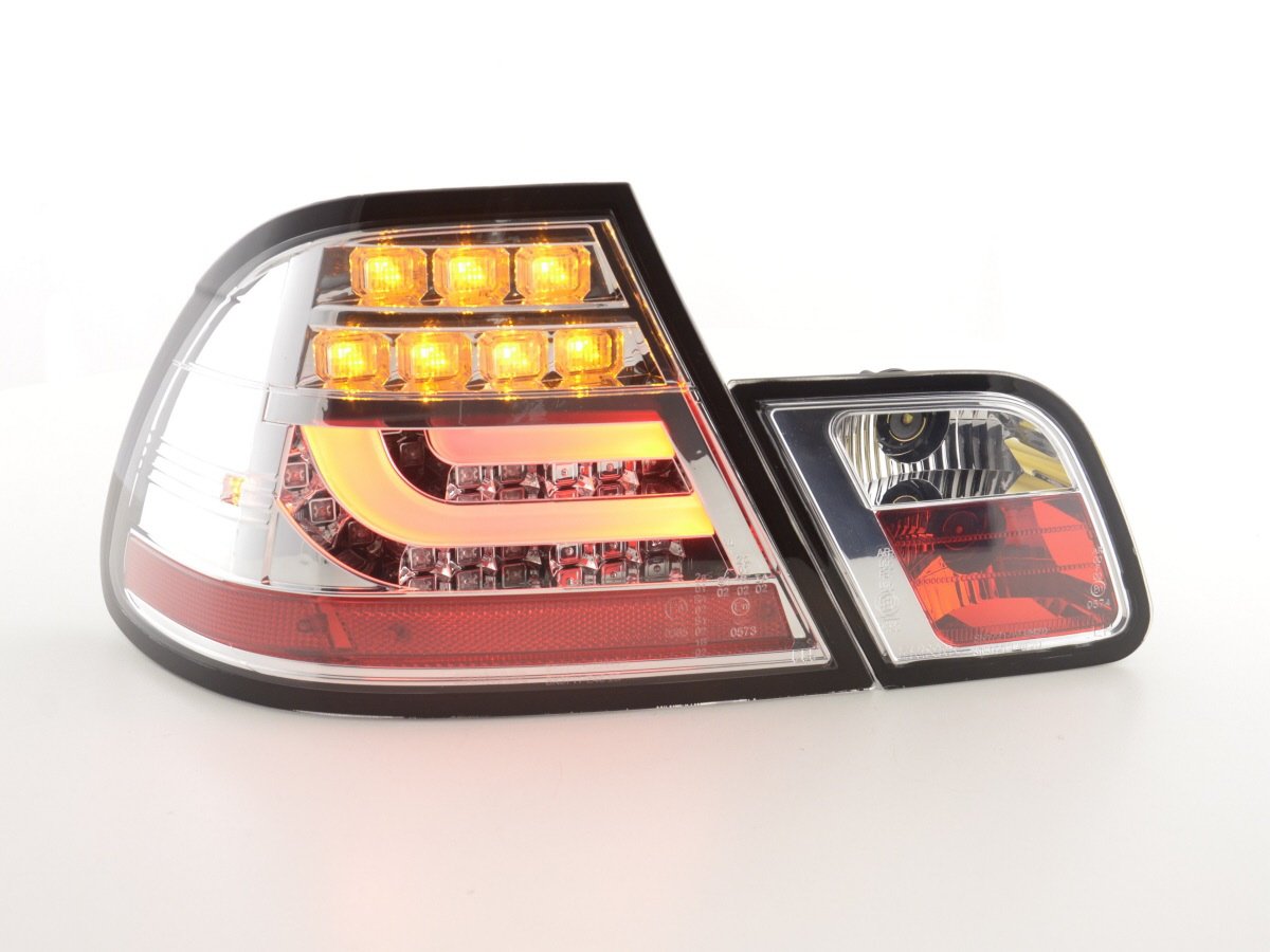 Juego De Luces Traseras Led Bmw Serie 3 E46 Coupe 99-03 Cromo Lights > Rear/tail Lights