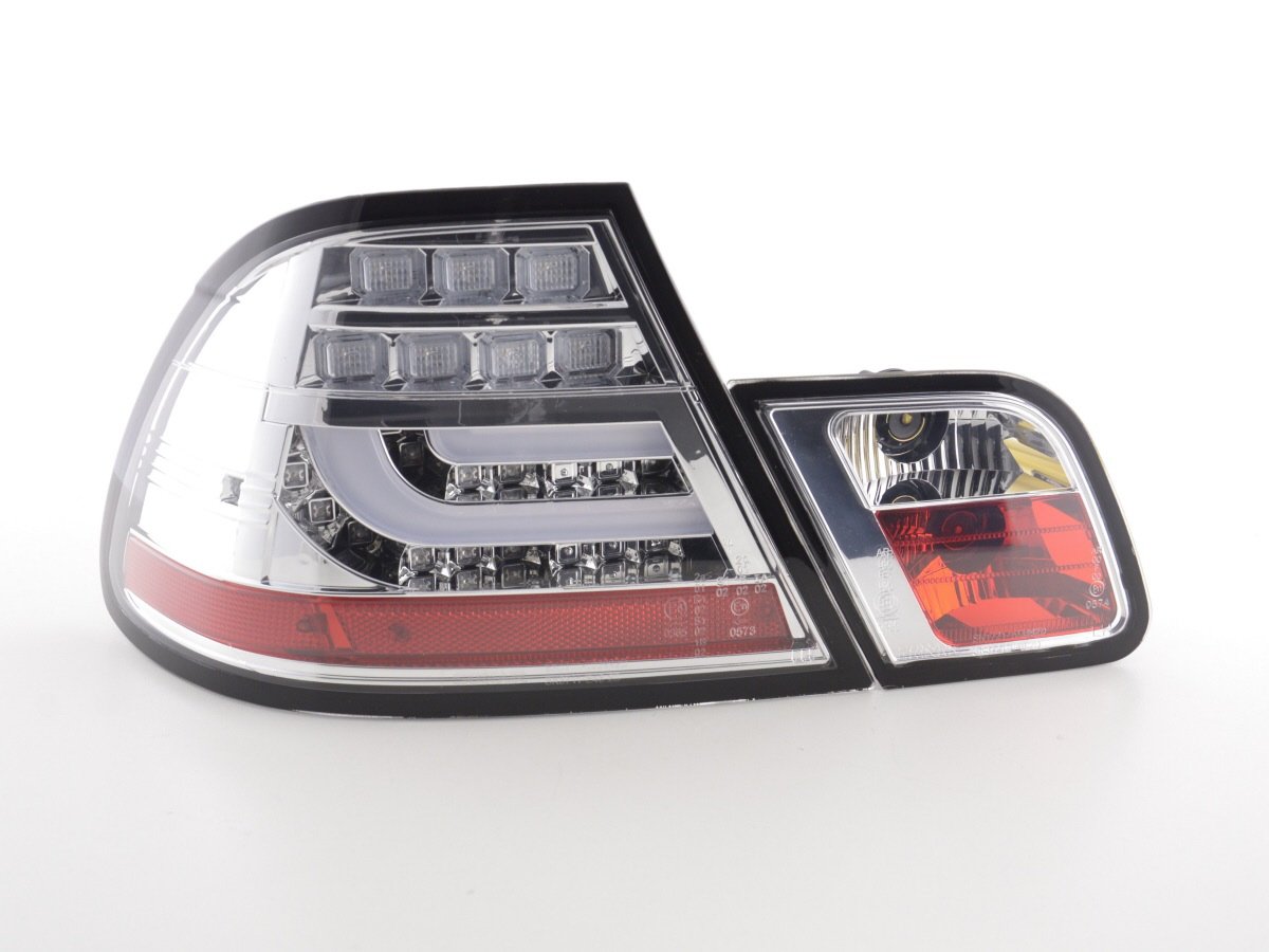 Juego De Luces Traseras Led Bmw Serie 3 E46 Coupe 99-03 Cromo Lights > Rear/tail Lights