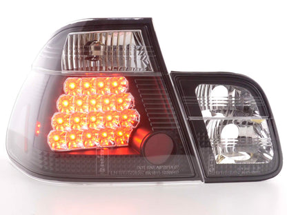 Juego De Luces Traseras Led Bmw Serie 3 Sedán Tipo E46 98-01 Negro Lights > Rear/tail Lights