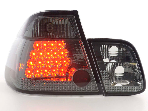 Pilotos Traseros Led Bmw Serie 3 Sedán Tipo E46 98-01 Negro Lights > Rear/tail Lights