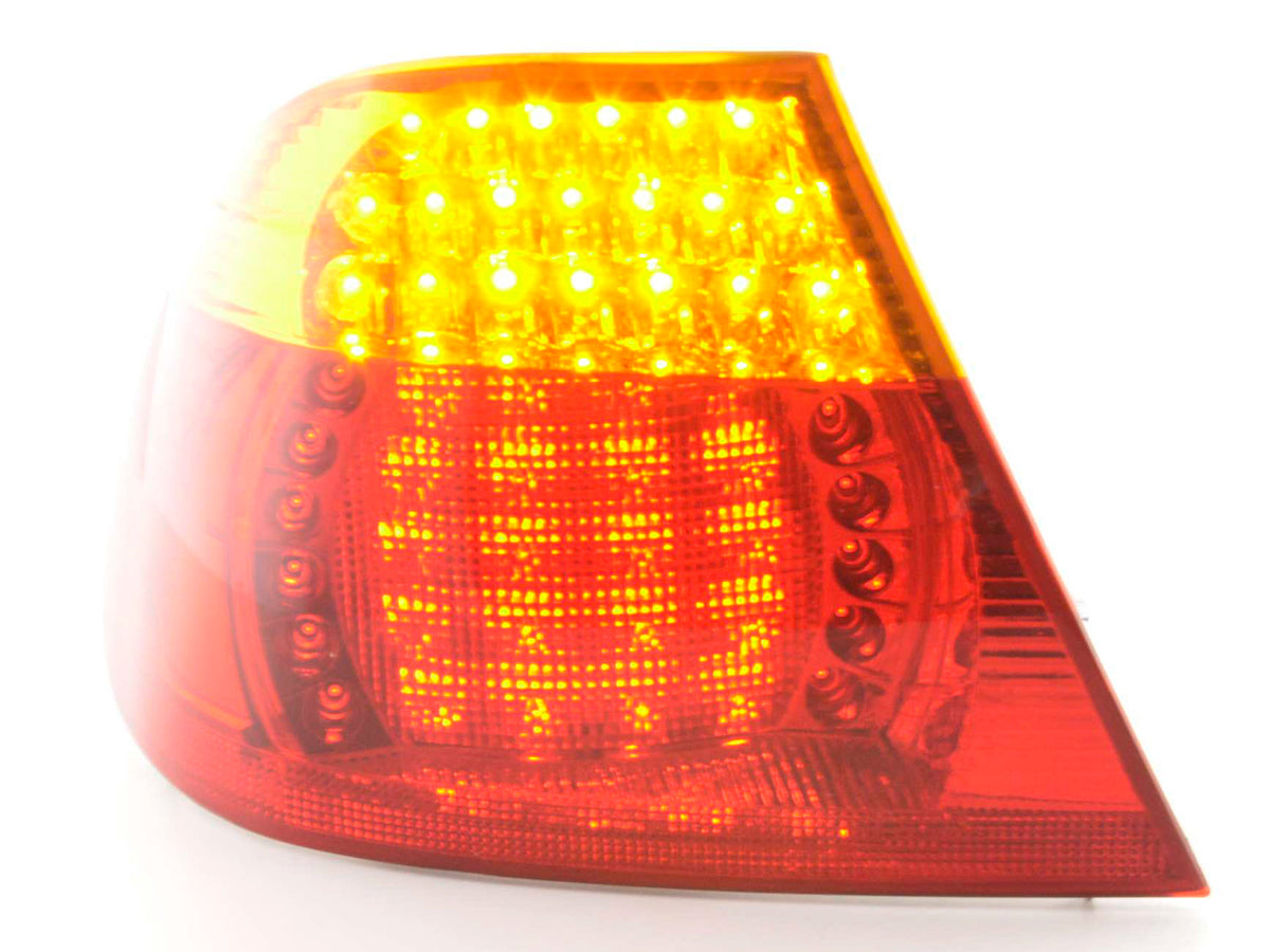 Replacement left tail light BMW 3 Series Coupe E46 03-06, yellow / red