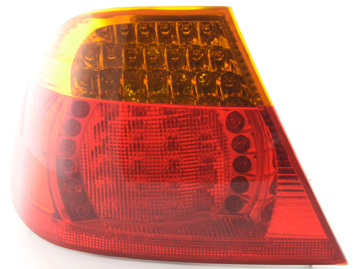 Replacement left tail light BMW 3 Series Coupe E46 03-06, yellow / red