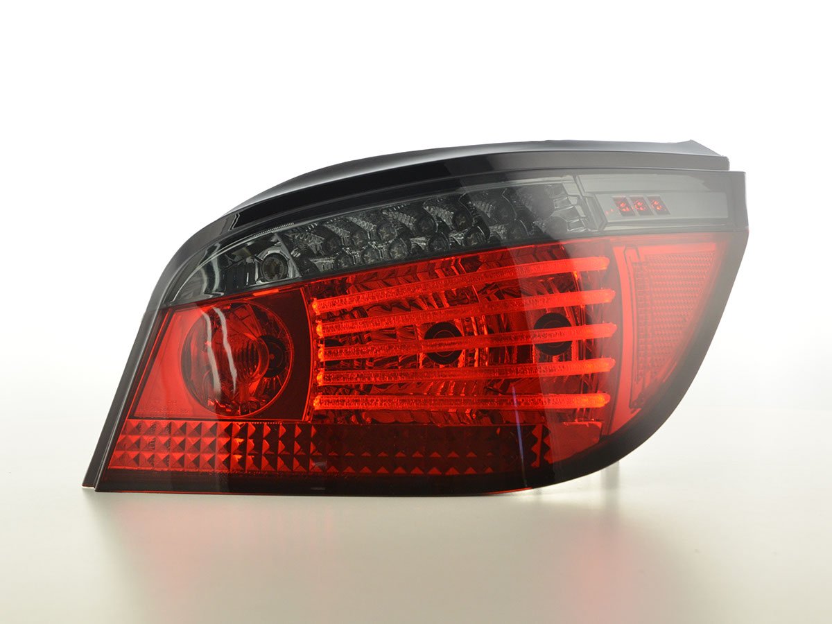 Juego De Luces Traseras Led Bmw 5 Series E60 Sedán 08-09 Rojo / Negro Lights > Rear/tail Lights