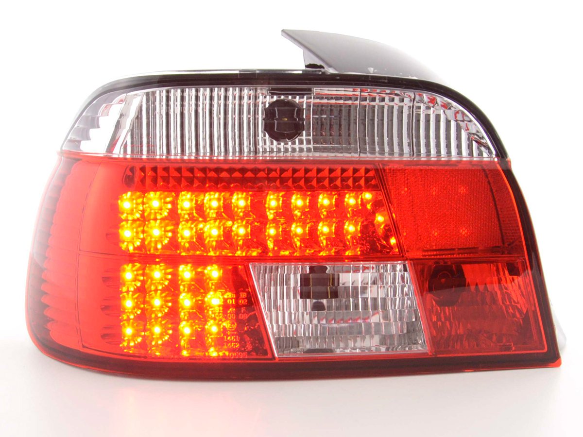 Juego De Luces Traseras Led Bmw Serie 5 Sedán Tipo E39 95-00 Transparente / Rojo Lights > Rear/tail