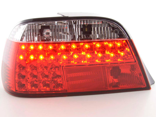 Juego De Luces Traseras Led Bmw Serie 7 Tipo E38 95- Rojo / Transparente Lights > Rear/tail Lights