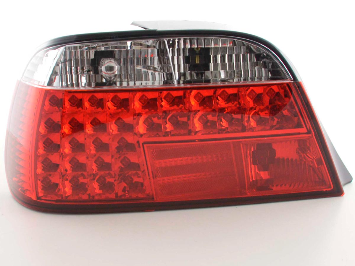 Juego De Luces Traseras Led Bmw Serie 7 Tipo E38 95- Rojo / Transparente Lights > Rear/tail Lights