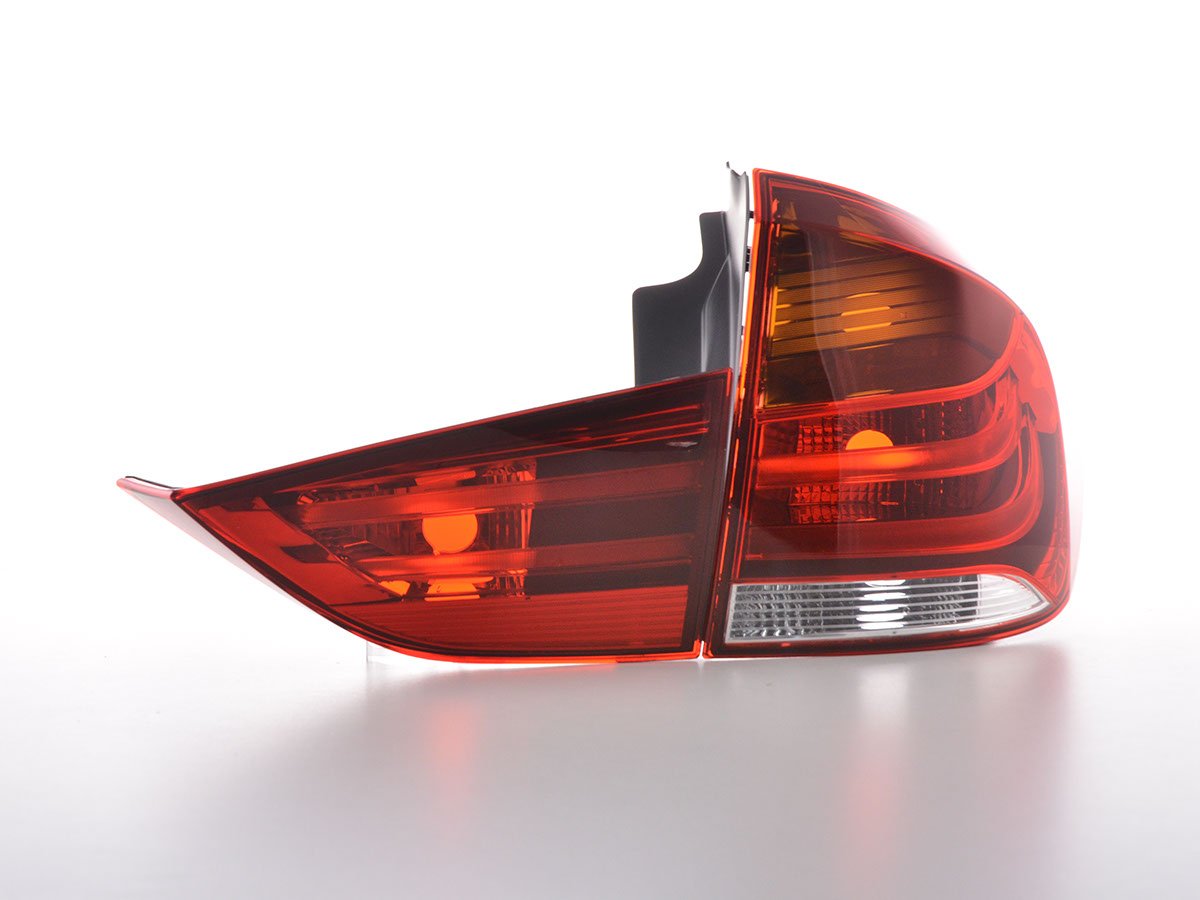 Juego De Luces Traseras Led Bmw X1 E84 09-13 Rojo / Transparente Lights > Rear/tail Lights