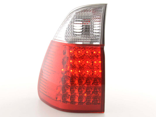 Pilotos Traseros Led Bmw X5 E53 04- Claro / Rojo Lights > Rear/tail Lights