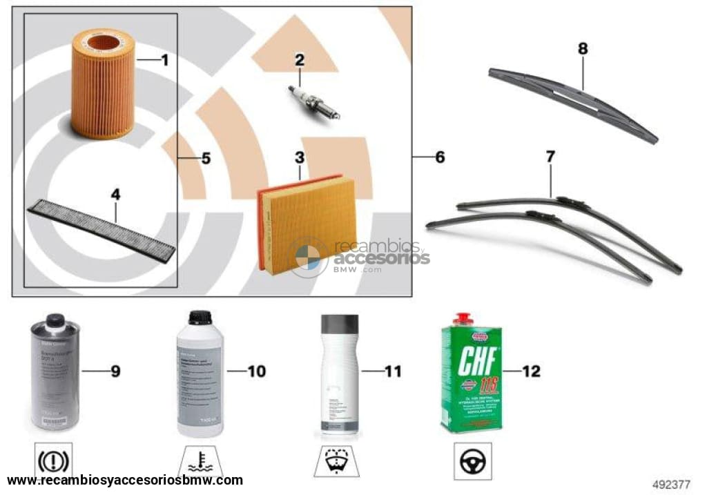 Líquido De Frenos Dot4 Baja Viscosidad 1000Ml . Original Bmw Recambios