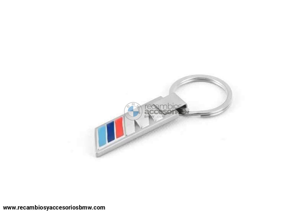 Llavero Bmw M Color Plata. Original Merchandising