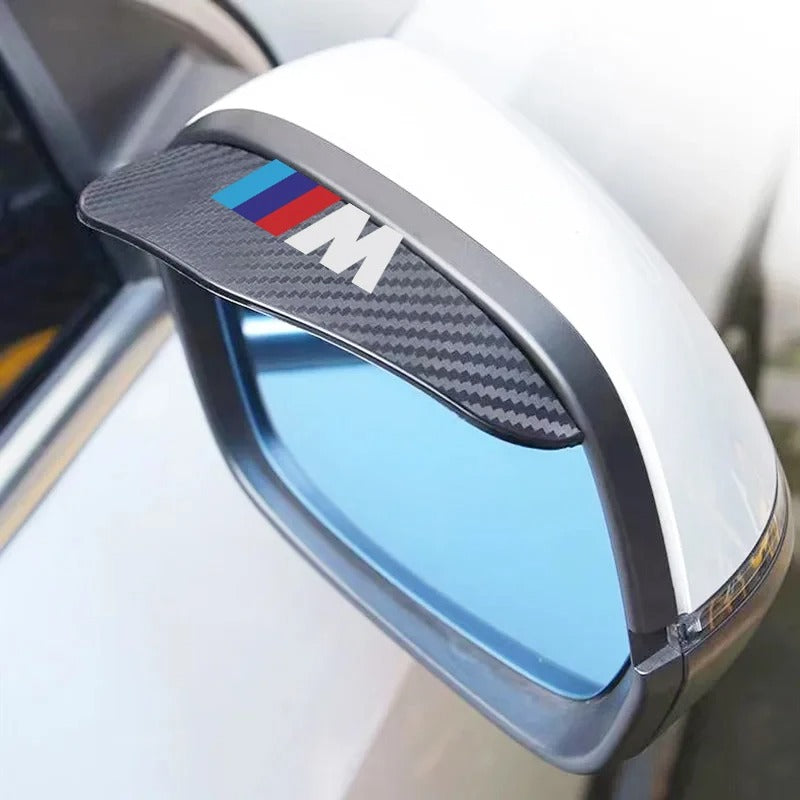 Covers/eyebrows for the rain of the mirrors rearvisor bmw /// m - carbon fiber