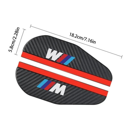 Covers/eyebrows for the rain of the mirrors rearvisor bmw /// m - carbon fiber