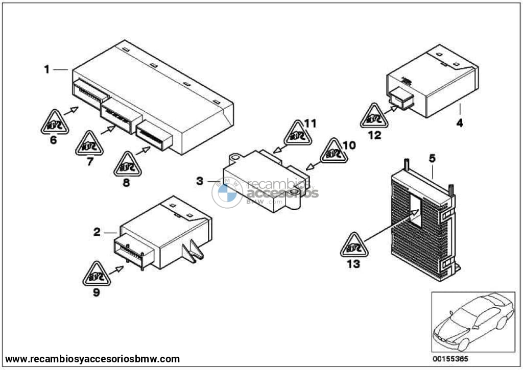 Módulo De Luz Para Bmw X3 E83 . Original Bmw. Recambios