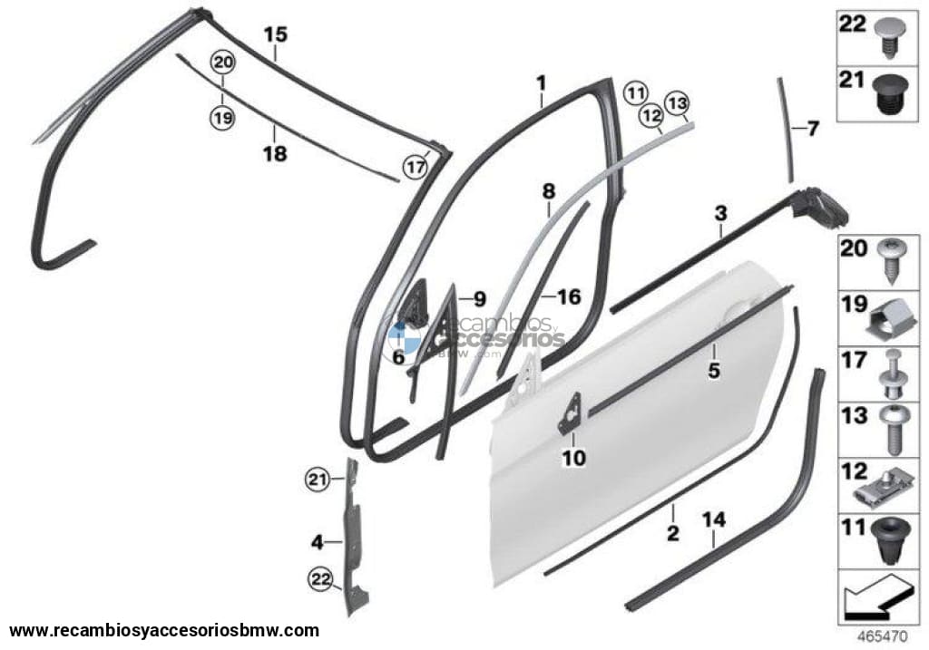 Moldura De Esquina Original Bmw Superior Hifi Para F32 F33 F36 F82 . Original Recambios