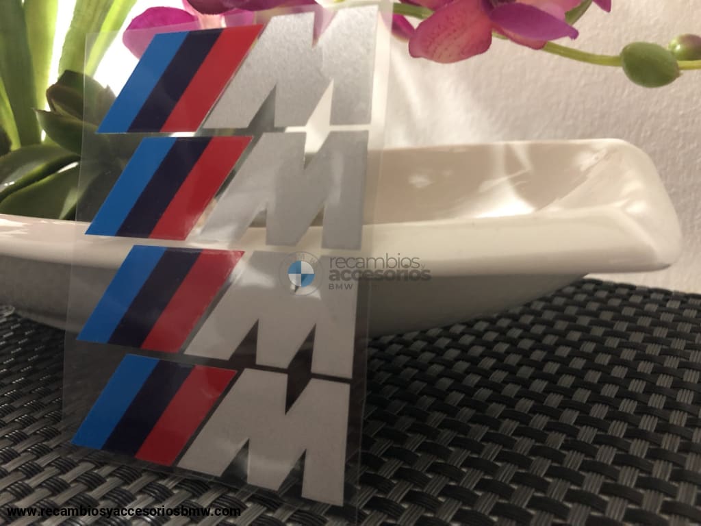 ¡oportunidad! Pegatinas Adhesivos Bmw ///m Blanco Para Las Pinzas De Freno Tu Accesorios