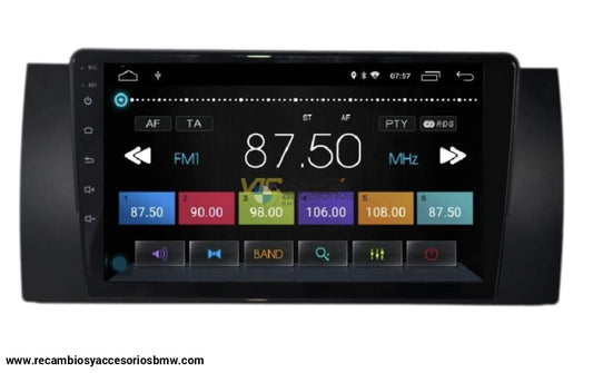 Pantalla Radio Android 10 Para Bmw Modelo Serie 7 E38. ¡ahora Con Cámara Trasera De Regalo!