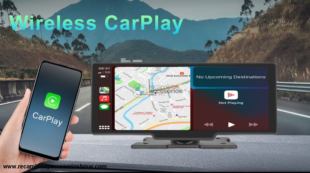 Pantalla Radio Android Auto Carplay Universal Para Cualquier Coche.