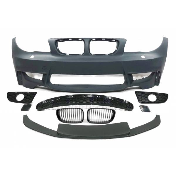 Paragolpes Delantero Bmw E82/E88/E87/E81 Look M1 Spoiler