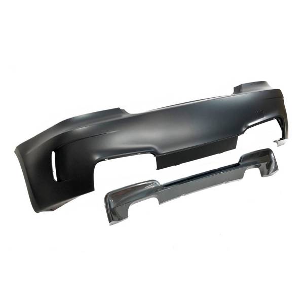 Paragolpes Trasero Bmw E82 / E88 Look M1 07 - 11 Doble Salida