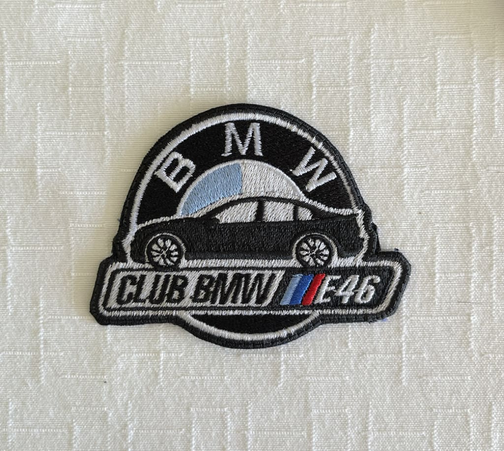 Parche Bordado Club Bmw E46 Para Ropa / Textil