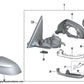 Parte Inferior De La Carcasa Izquierda Shadow-Line Para Bmw X3 G01 X4 G02 X5 G05. Original Recambios