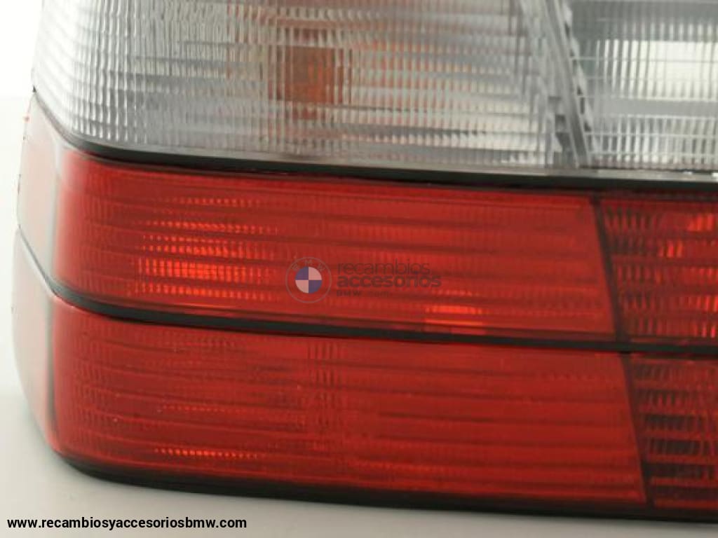 Juego De Luces Traseras Bmw Serie 3 Limo Tipo E36 91-98 Rojo / Blanco Lights > Rear/tail Lights