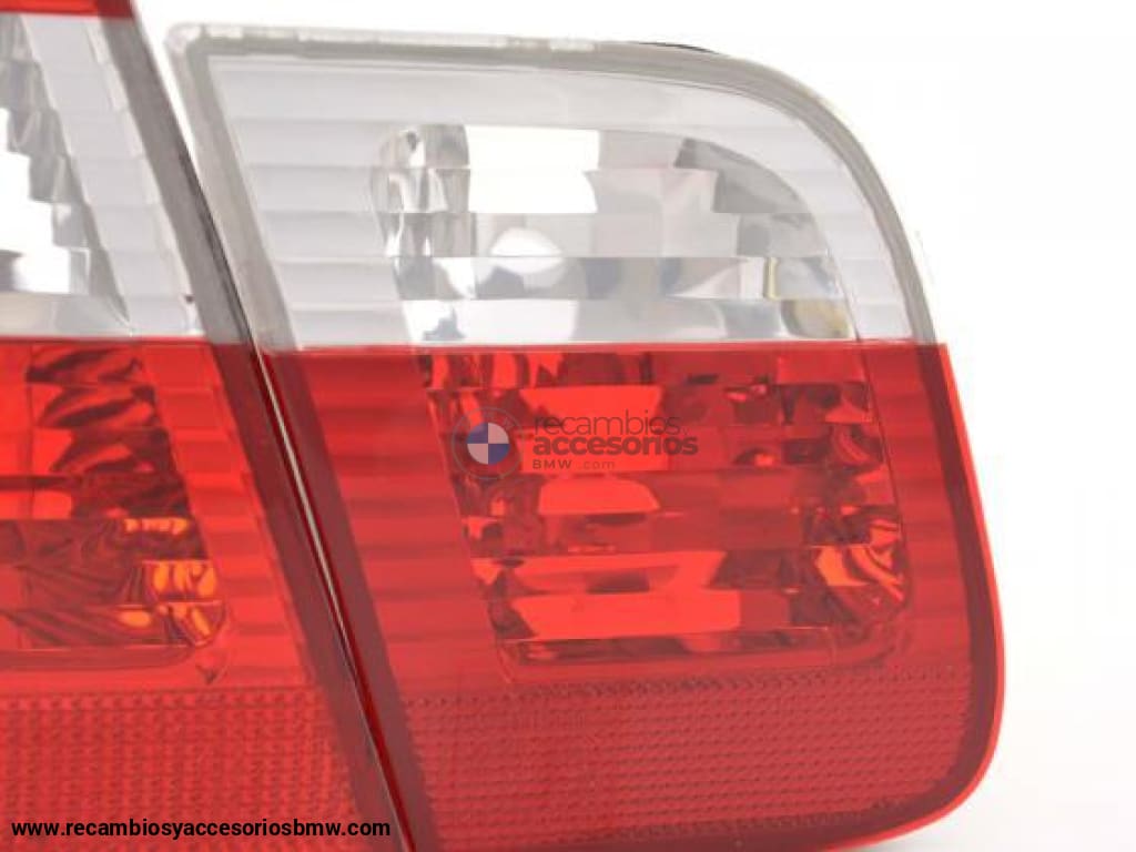 Juego De Luces Traseras Bmw Serie 3 Limo Tipo E46 01-05 Blanco / Rojo Lights > Rear/tail Lights