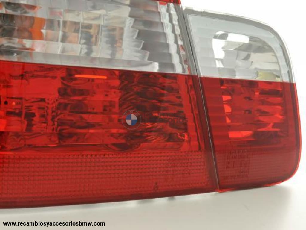 Juego De Luces Traseras Bmw Serie 3 Limo Tipo E46 98-01 Blanco / Rojo Lights > Rear/tail Lights