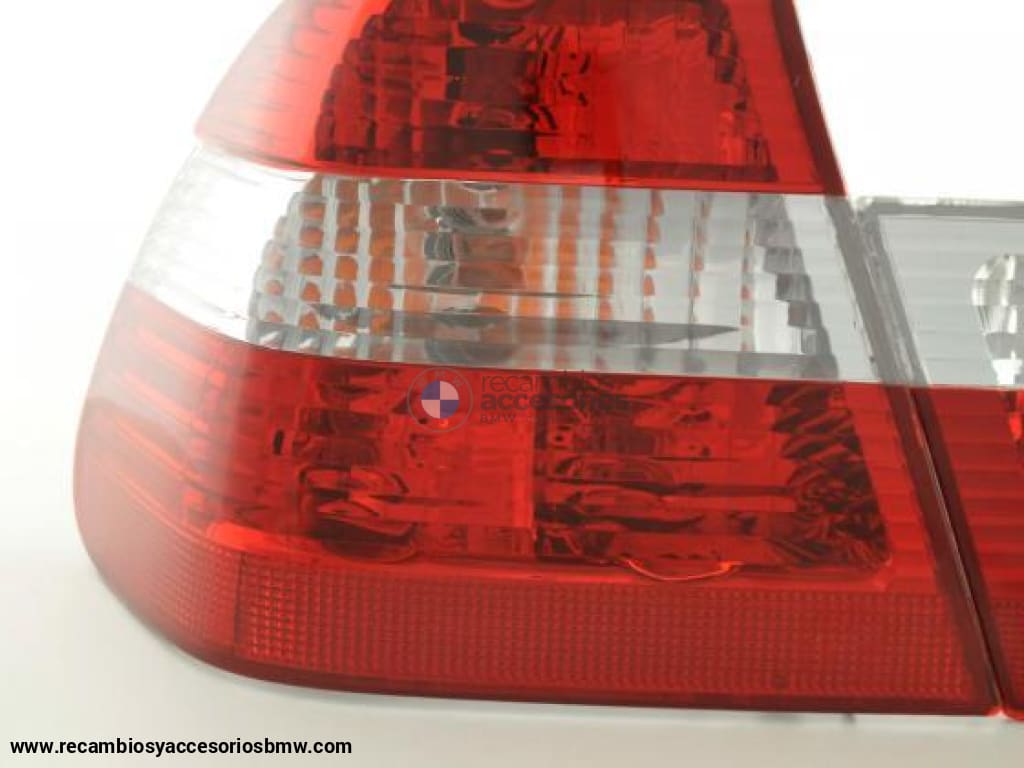 Juego De Luces Traseras Bmw Serie 3 Limo Tipo E46 98-01 Blanco / Rojo Lights > Rear/tail Lights