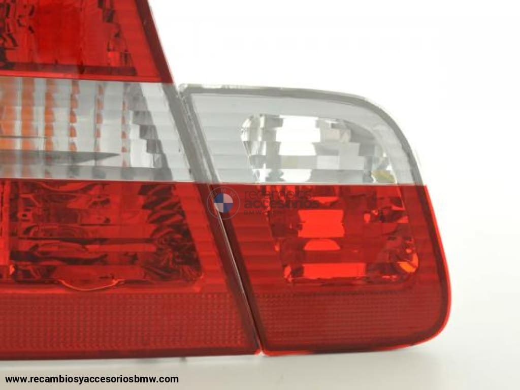 Juego De Luces Traseras Bmw Serie 3 Limo Tipo E46 98-01 Blanco / Rojo Lights > Rear/tail Lights