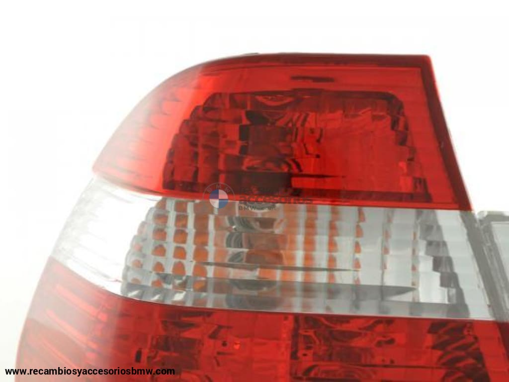 Juego De Luces Traseras Bmw Serie 3 Limo Tipo E46 98-01 Blanco / Rojo Lights > Rear/tail Lights