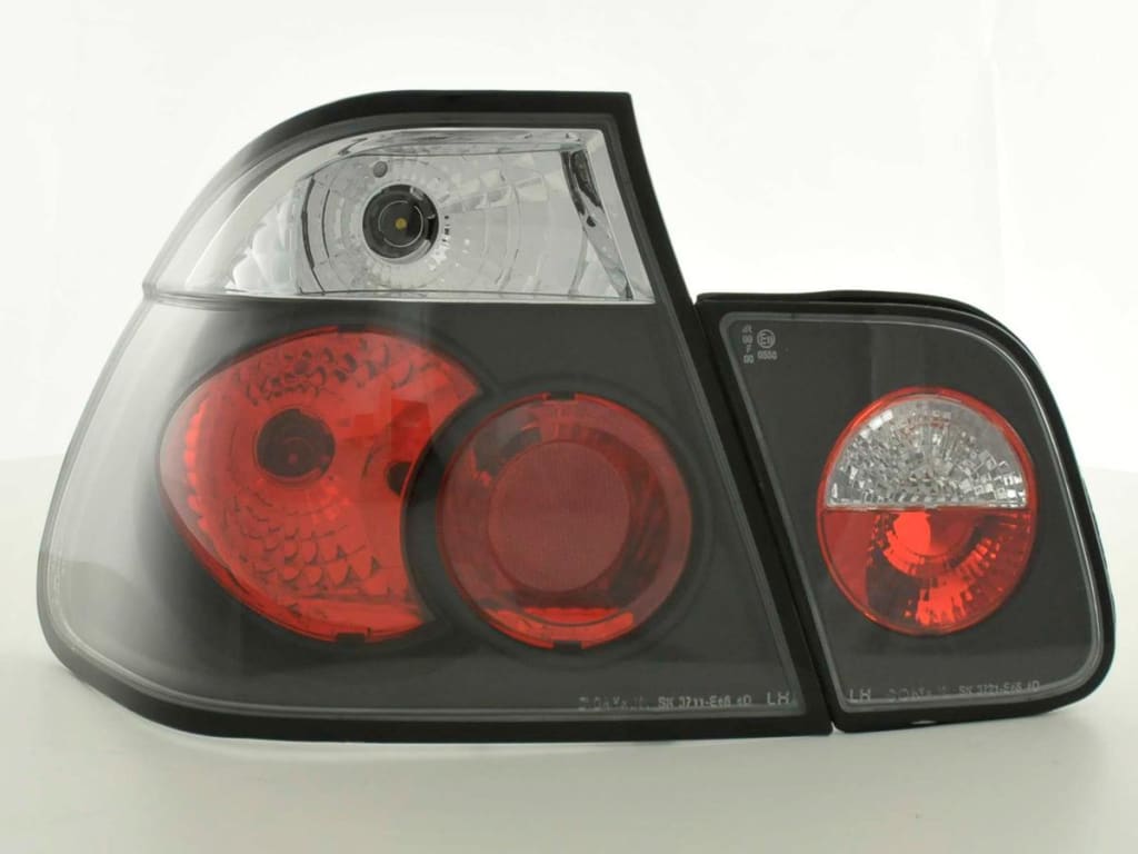 Juego De Luces Traseras Bmw Serie 3 Tipo Limo E46 98-01 Negro Lights > Rear/tail Lights