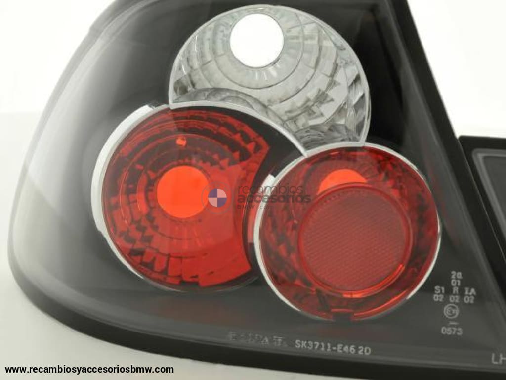 Juego De Luces Traseras Bmw Serie 3 Coupé Tipo E46 97-02 Negro Lights > Rear/tail Lights