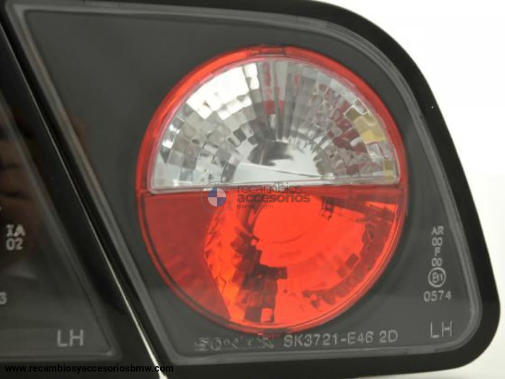 Juego De Luces Traseras Bmw Serie 3 Coupé Tipo E46 97-02 Negro Lights > Rear/tail Lights