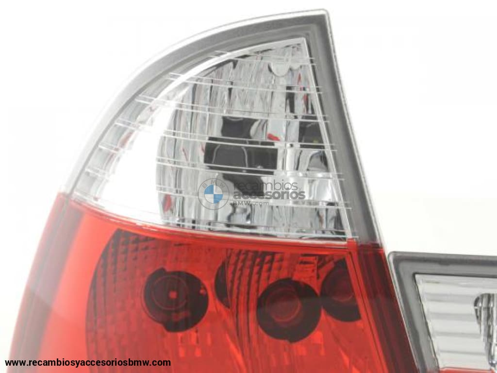 Juego De Luces Traseras Bmw Serie 3 Touring Tipo E46 99-02 Blanco / Rojo Lights > Rear/tail Lights