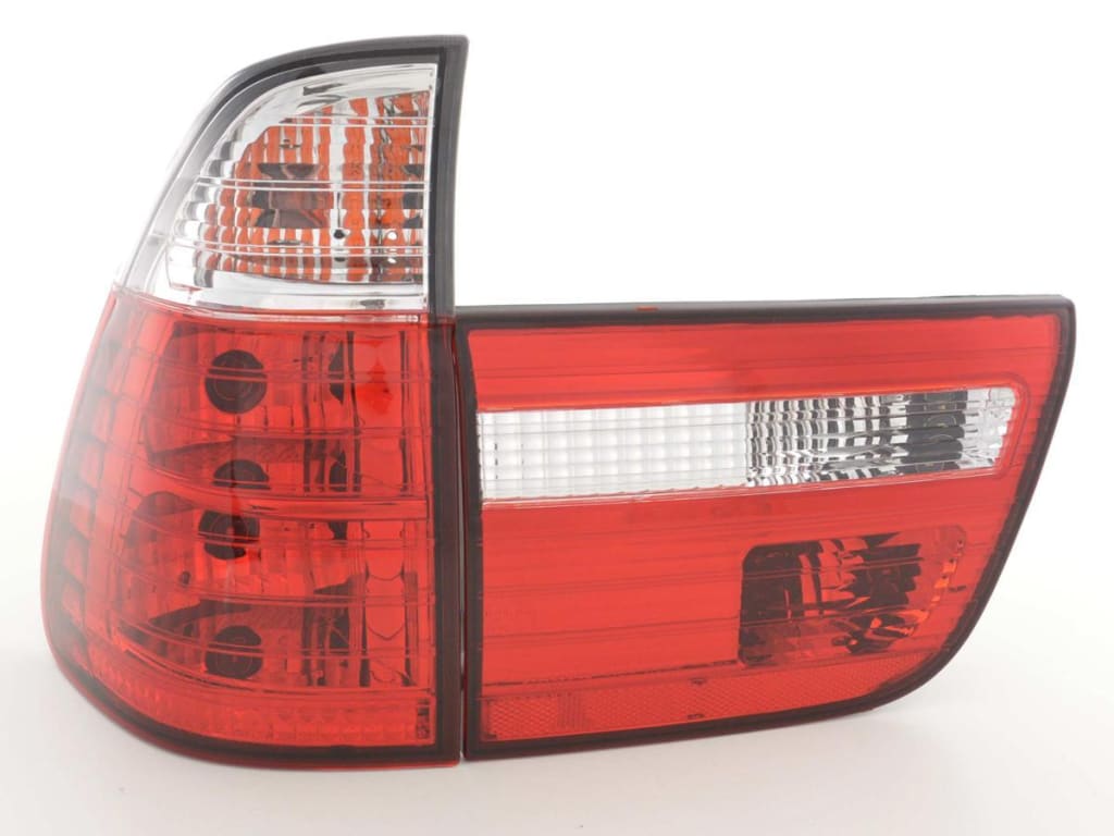 Juego De Luces Traseras Bmw X5 Tipo E53 Z33 98-03 Rojo / Blanco Lights > Rear/tail Lights