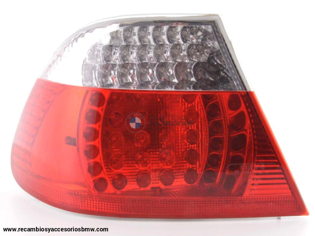 Pilotos Traseros De Led Bmw Serie 3 Coupé E46 99-02 Transparente/Rojo Lights > Rear/Tail Lights