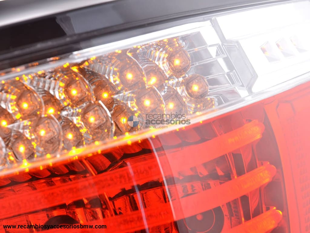 Juego De Luces Traseras Led Bmw 5 Series E60 Sedán 08-09 Rojo / Transparente Lights > Rear/tail