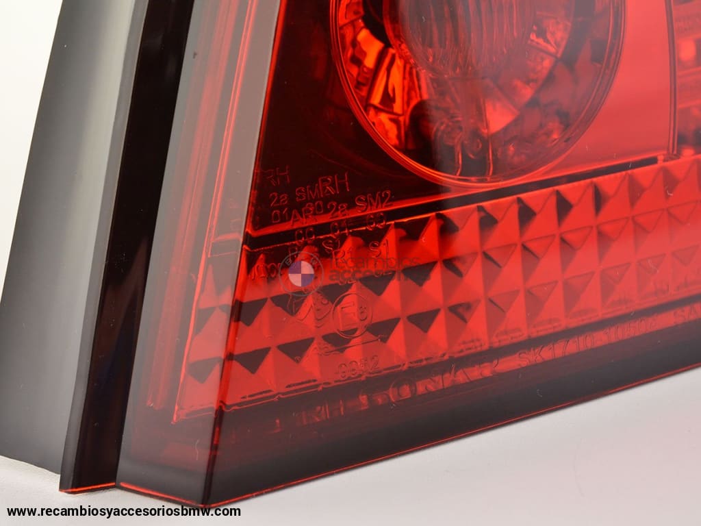 Juego De Luces Traseras Led Bmw 5 Series E60 Sedán 08-09 Rojo / Negro Lights > Rear/tail Lights