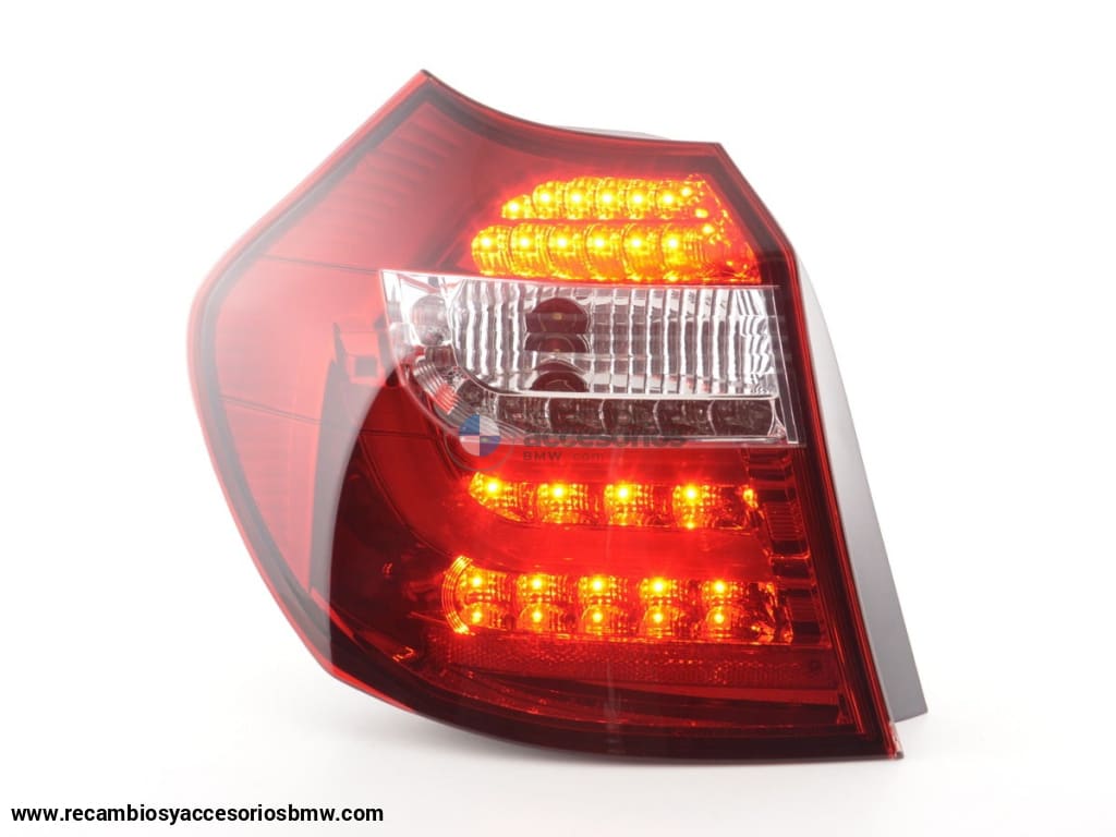 Juego De Luces Traseras Led Bmw Serie 1 E87 / E81 3/5 Puertas. 04-06 Claro Rojo Lights > Rear/tail