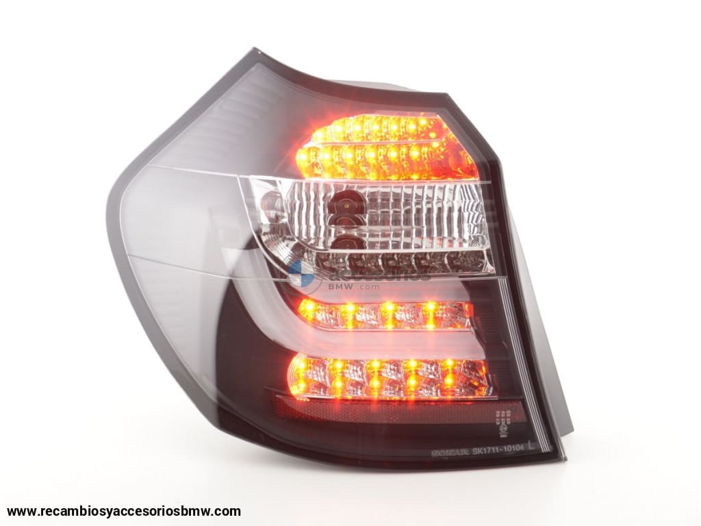 Juego De Pilotos Traseros Led Bmw Serie 1 E87 / E81 3/5 Puertas. 04-06 Negro Lights > Rear/tail