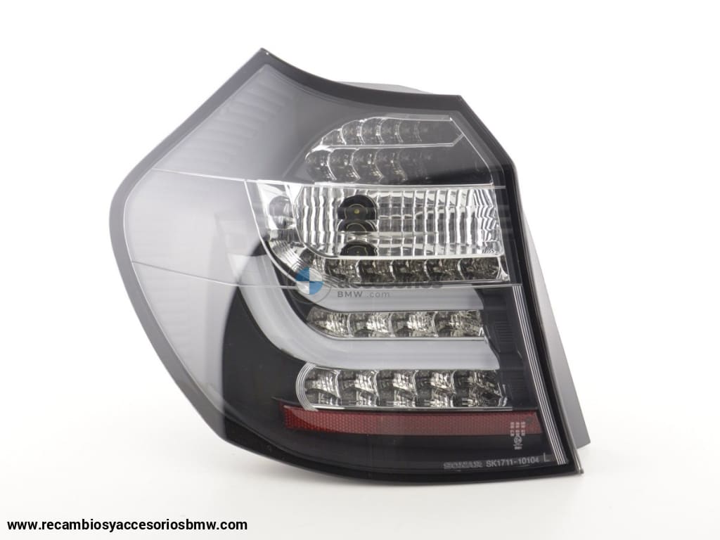 Juego De Pilotos Traseros Led Bmw Serie 1 E87 / E81 3/5 Puertas. 04-06 Negro Lights > Rear/tail