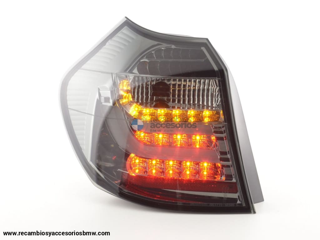 Juego De Pilotos Traseros Led Bmw Serie 1 E87 / E81 3/5 Puertas. 04-06 Negro Lights > Rear/tail