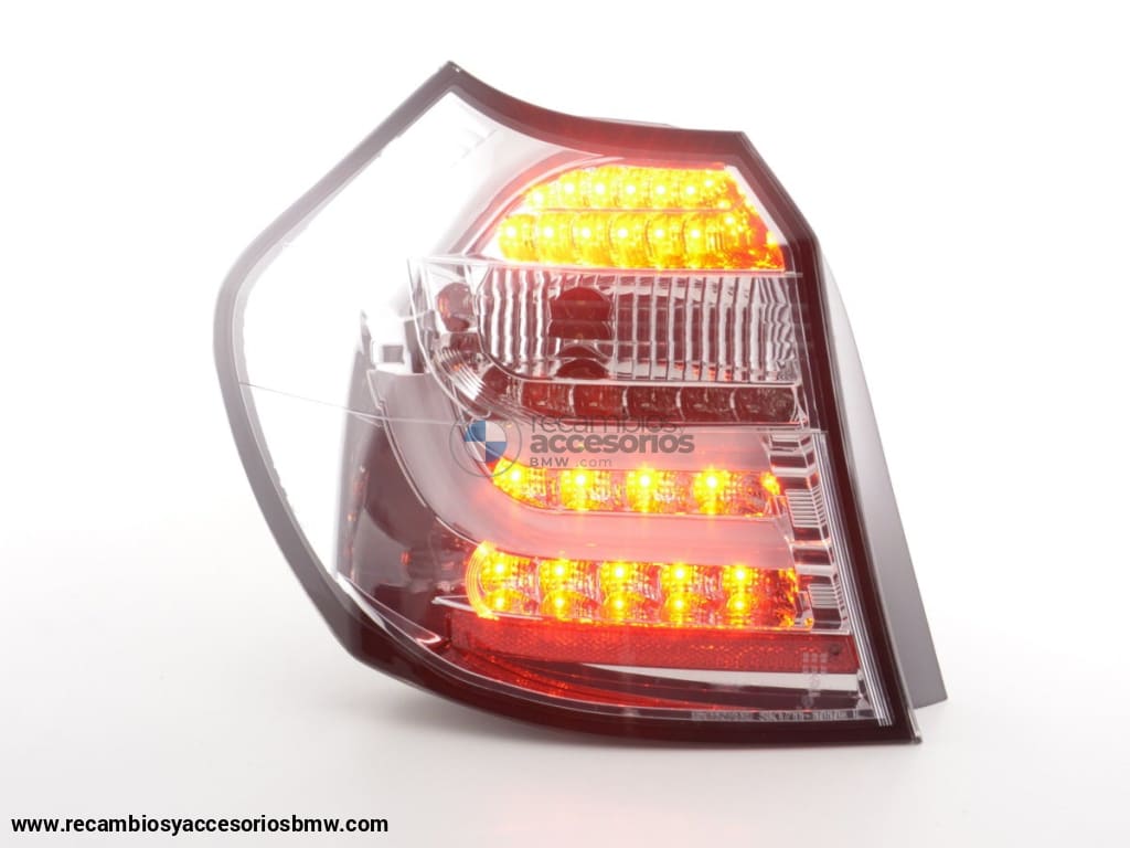 Juego De Luces Traseras Led Bmw Serie 1 E87 / E81 3/5 Puertas. 04-07 Cromo Lights > Rear/tail Lights