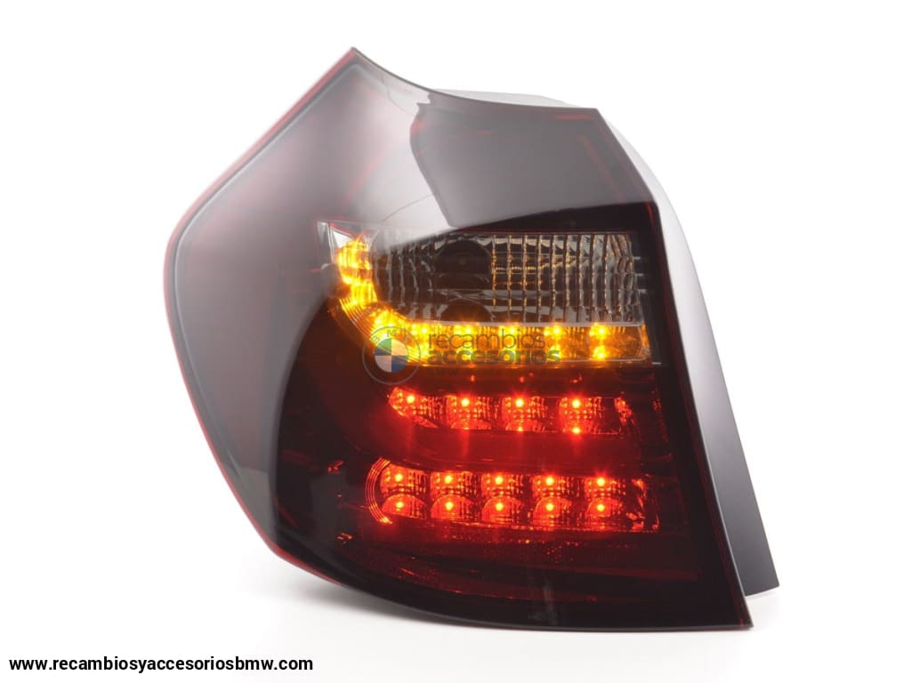 Juego De Luces Traseras Led Bmw Serie 1 E87 / E81 3/5 Puertas. 04-07 Rojo Negro Lights > Rear/tail