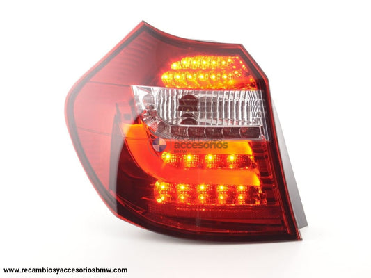 Juego De Pilotos Traseros Led Bmw Serie 1 E87 / E81 3/5 Puertas. 07-11 Claro Rojo Lights > Rear/tail