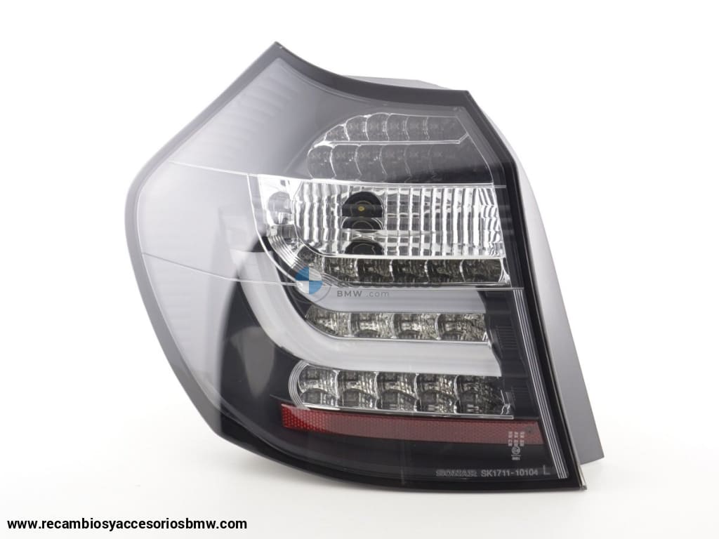 Juego De Pilotos Traseros Led Bmw Serie 1 E87 / E81 3/5 Puertas. 07-11 Negro Lights > Rear/tail