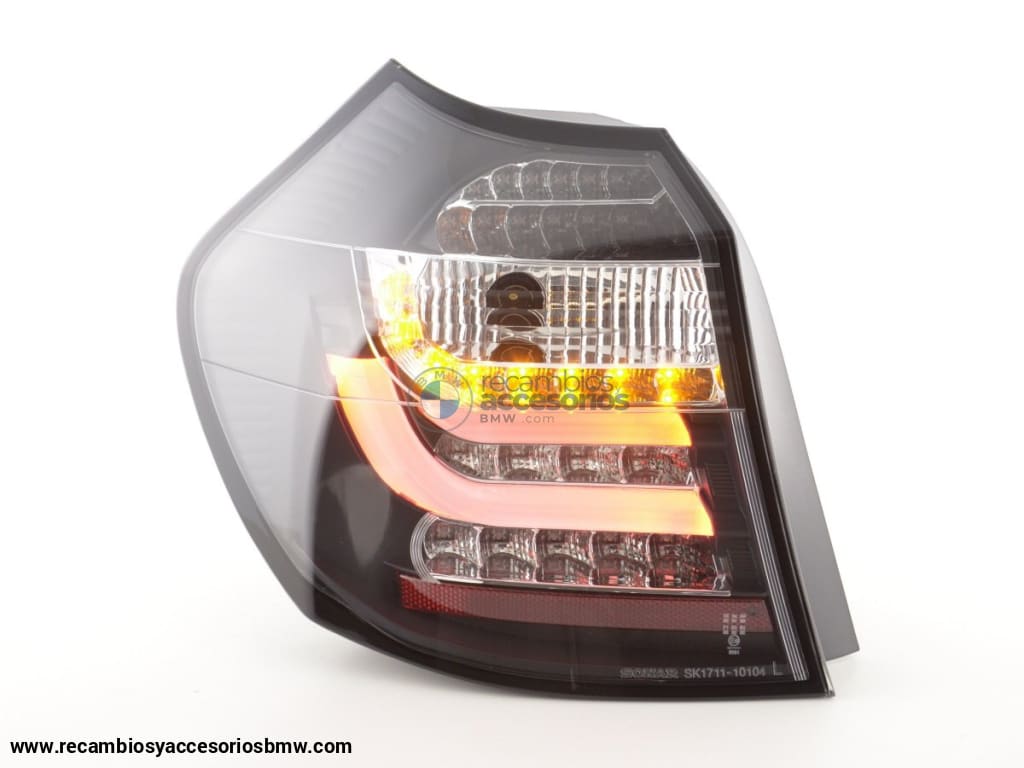 Juego De Pilotos Traseros Led Bmw Serie 1 E87 / E81 3/5 Puertas. 07-11 Negro Lights > Rear/tail